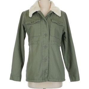 Hang Ten Utility Jacket with Shearling Collar